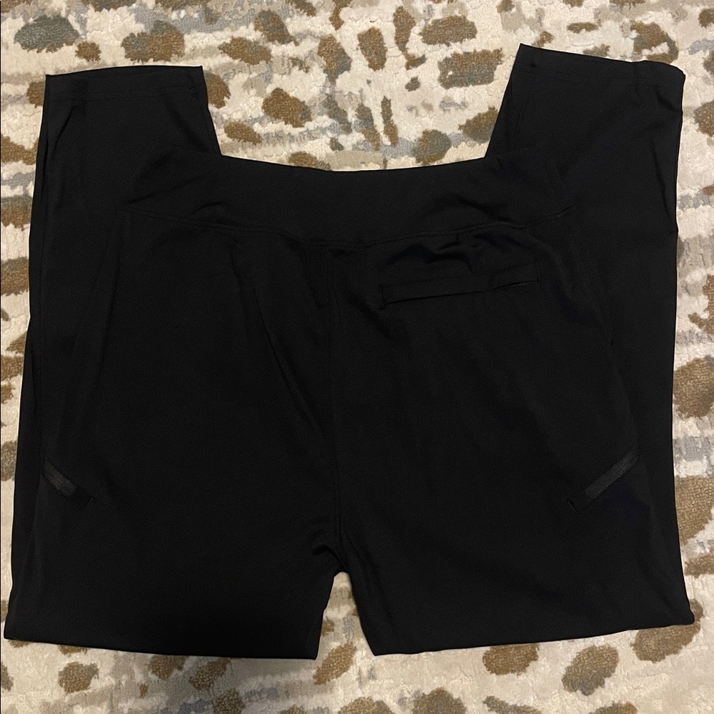 Santiny Women’s Black High Waist Stretch 7/8 Ankle Golf / Athletic Pants - Picture 13 of 13